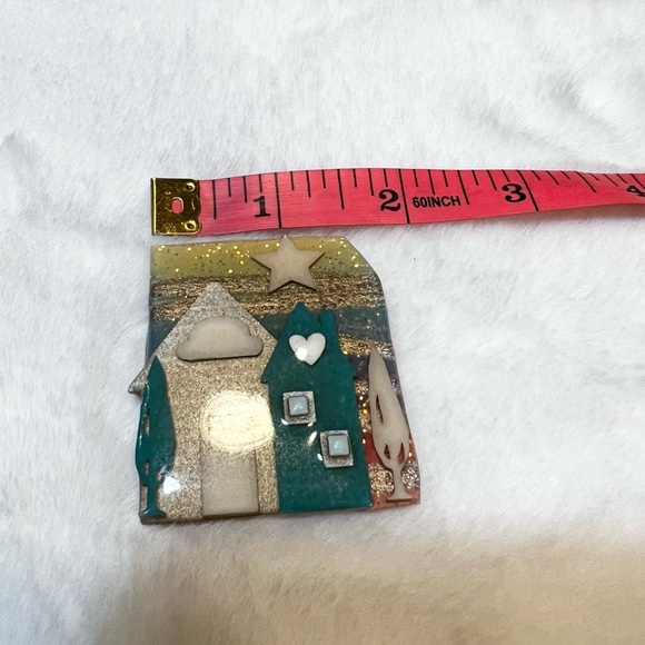 Vintage Pin Brooch House Pins by Lucinda - Picture 3 of 9